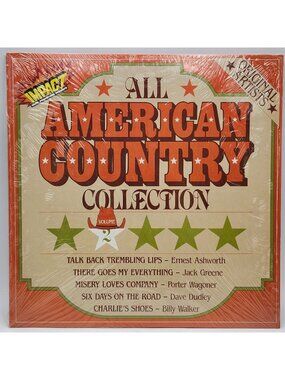 All American Country Collection Volume 2 Vinyl Record 1982 Impact Music BC-315